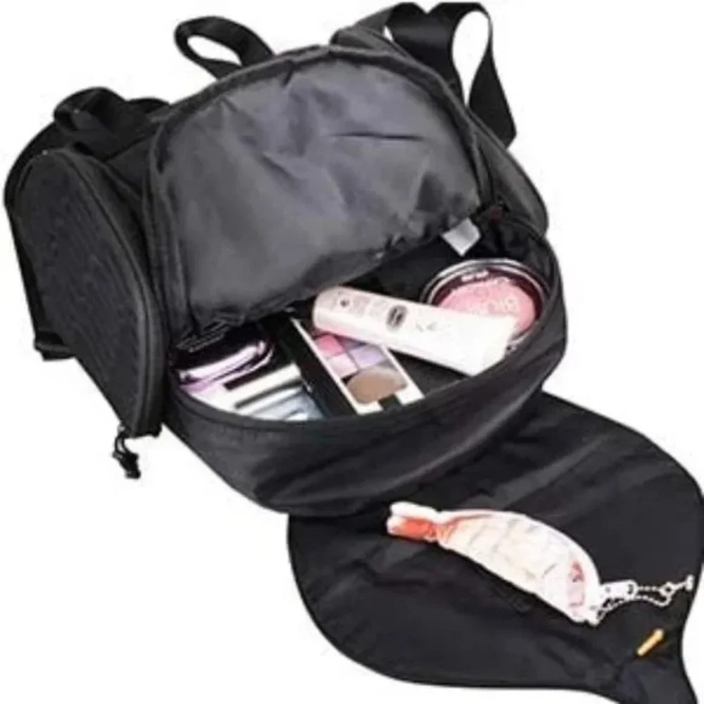 CUTE Black Owl Vegan Leather Backpack Punk Purse Shoulder Bag Daypack New NWT